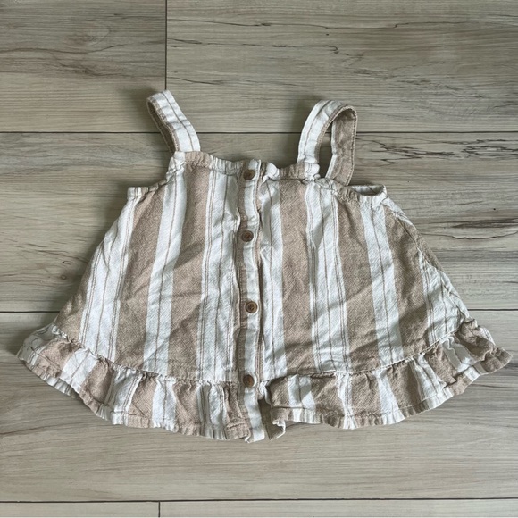 Old Navy Striped Linen-Blend Sleeveless Top & Pants Set for Toddler Girls - Picture 5 of 5